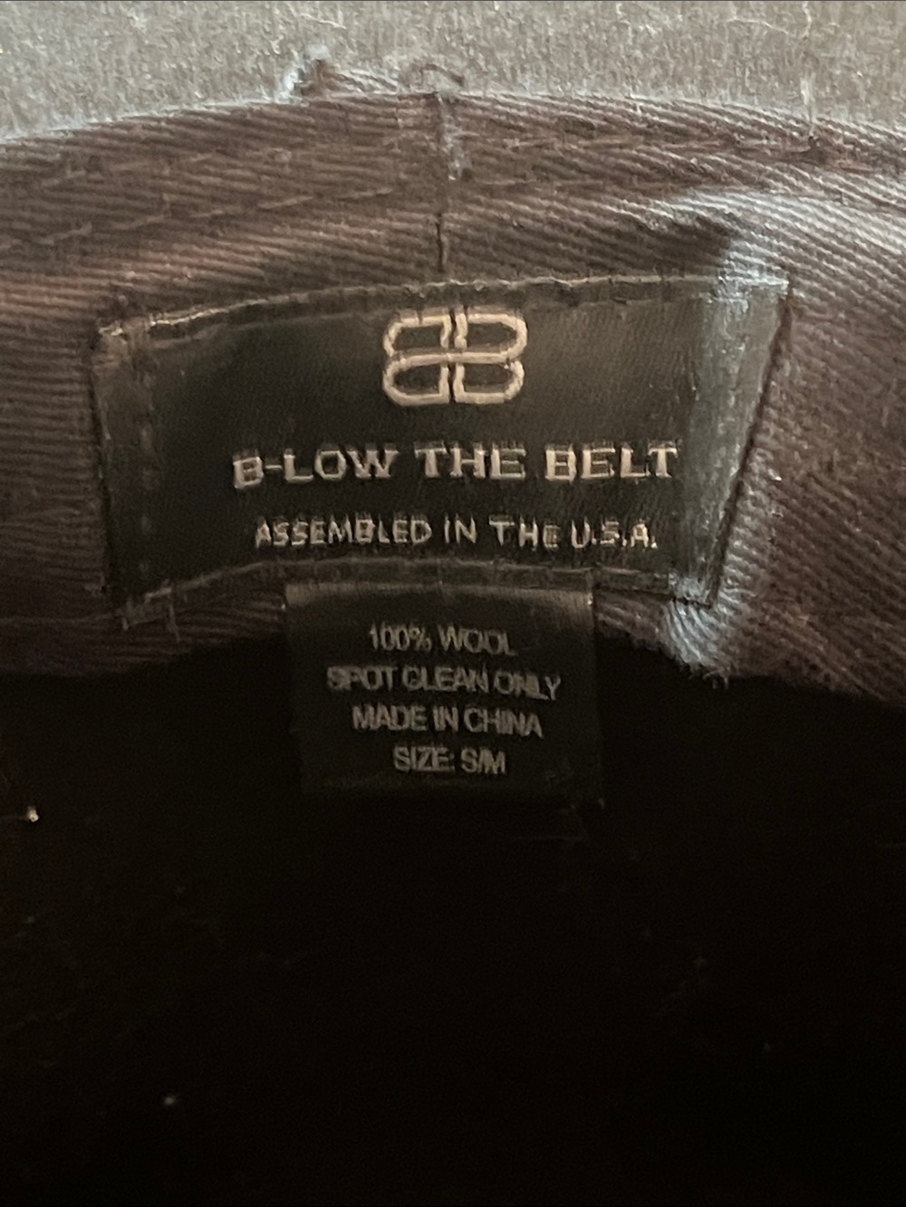 B-Low the belt Cowboy Hat - Picture 5 of 5